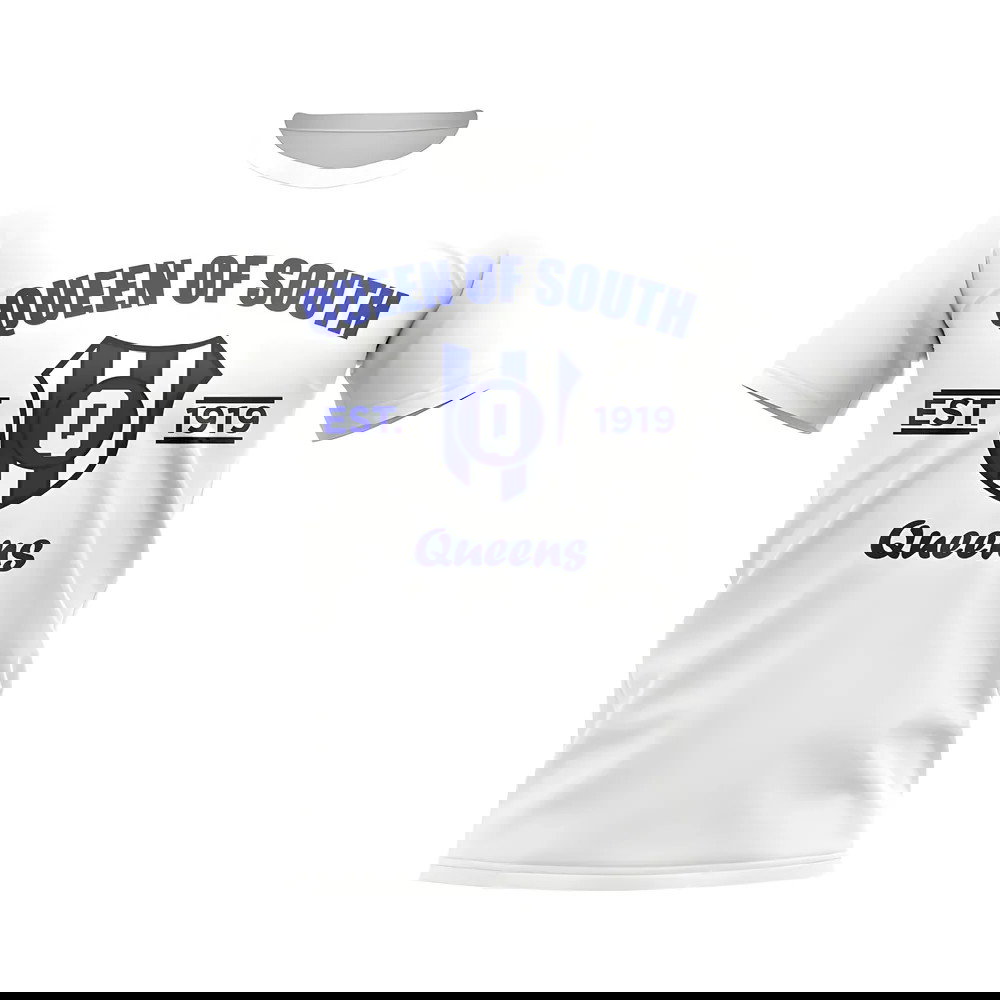 Queen of the South Established Football T-Shirt (White)