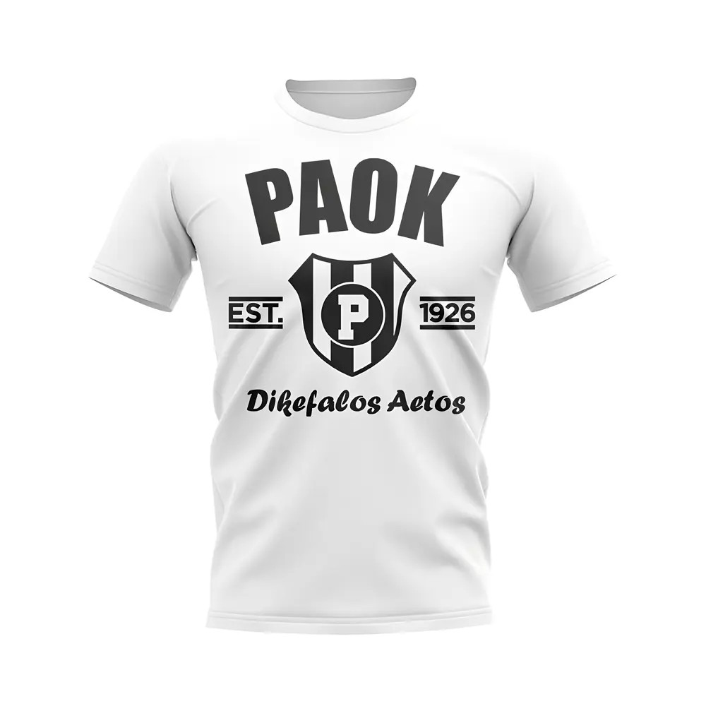 PAOK Salonika Established Football T-Shirt (White)