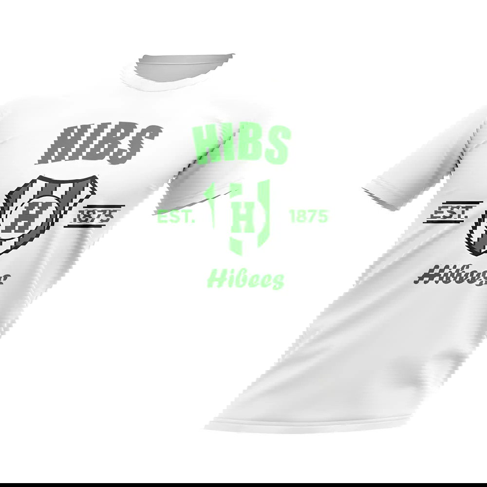 Hibs Established Football T-Shirt (White)