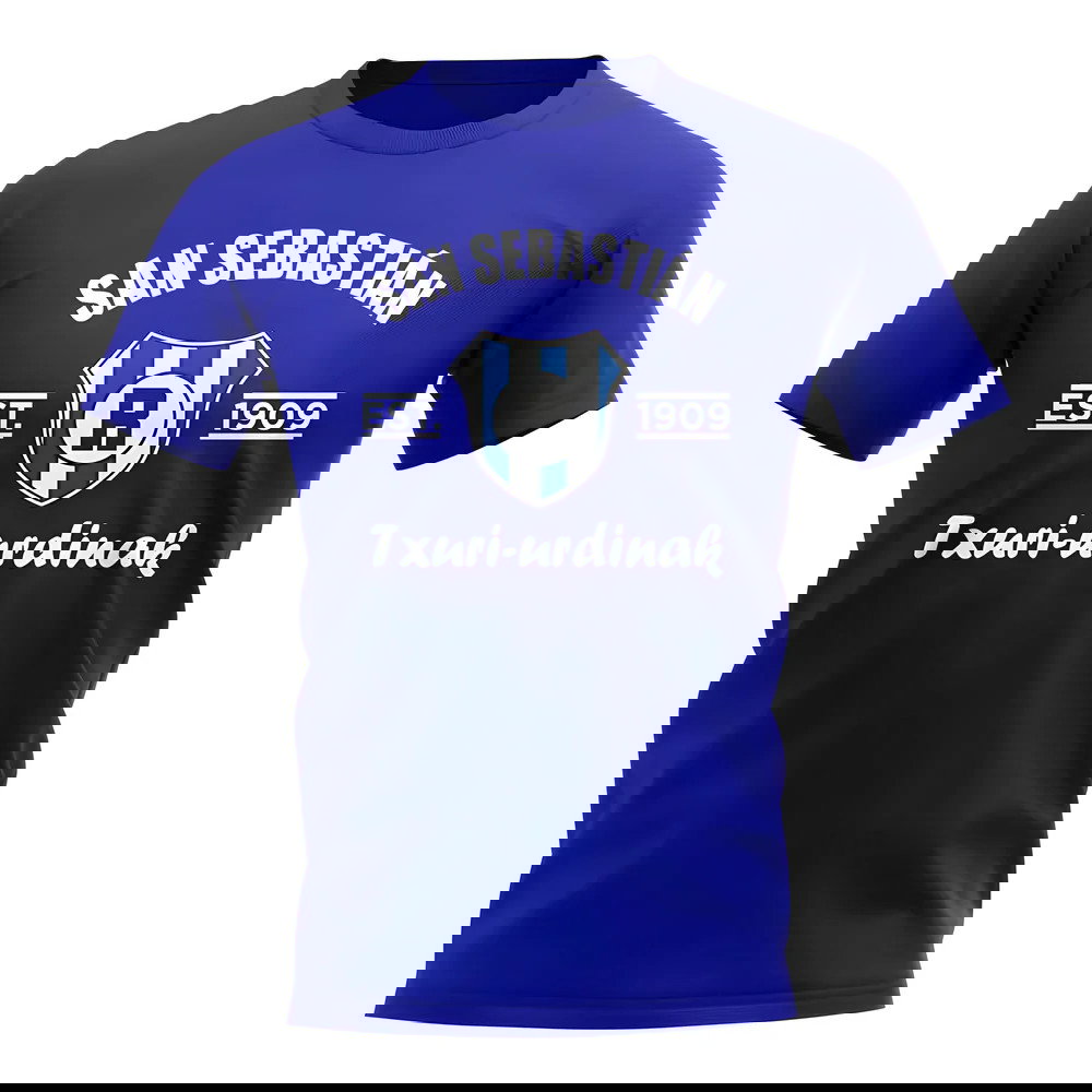 Real Sociedad Established Football T-Shirt (Royal)