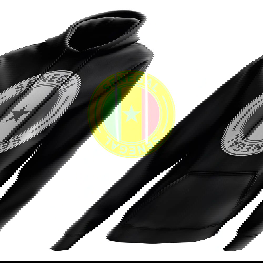 Senegal Football Badge Hoodie (Black)