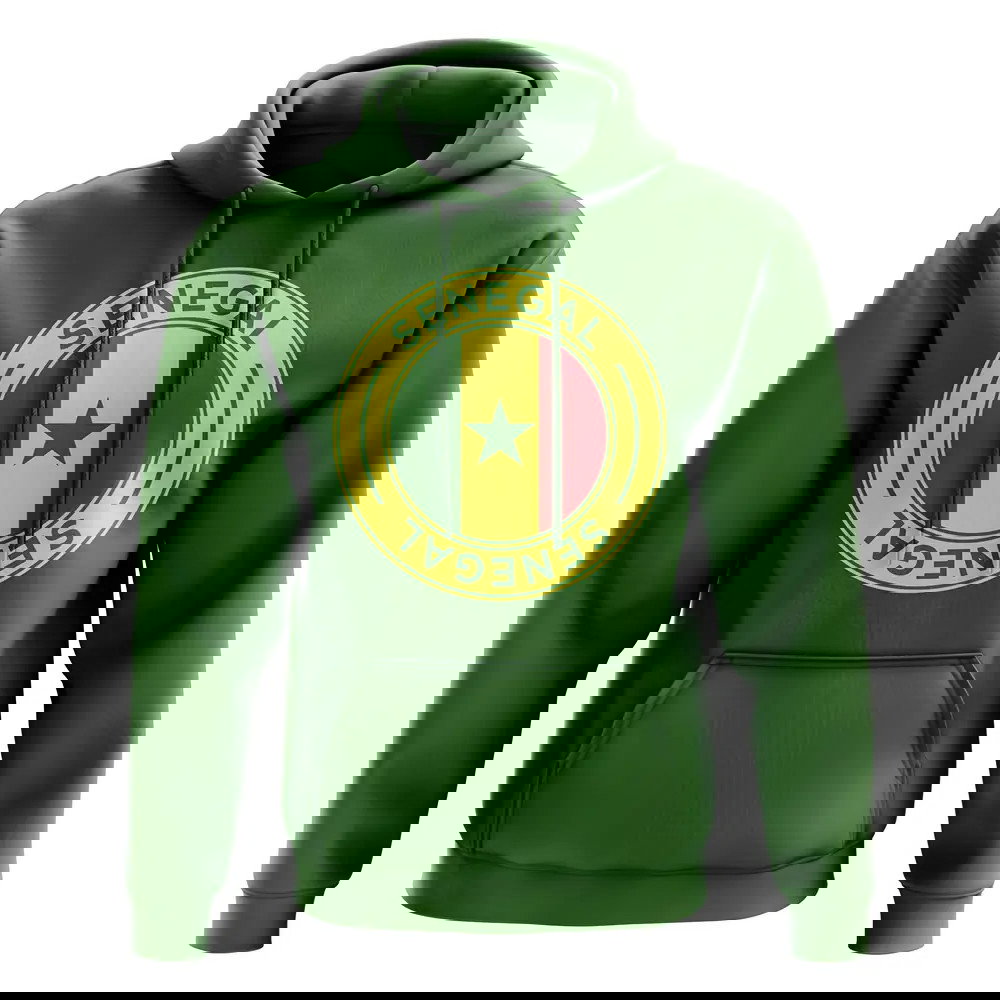 Senegal Football Badge Hoodie (Green)