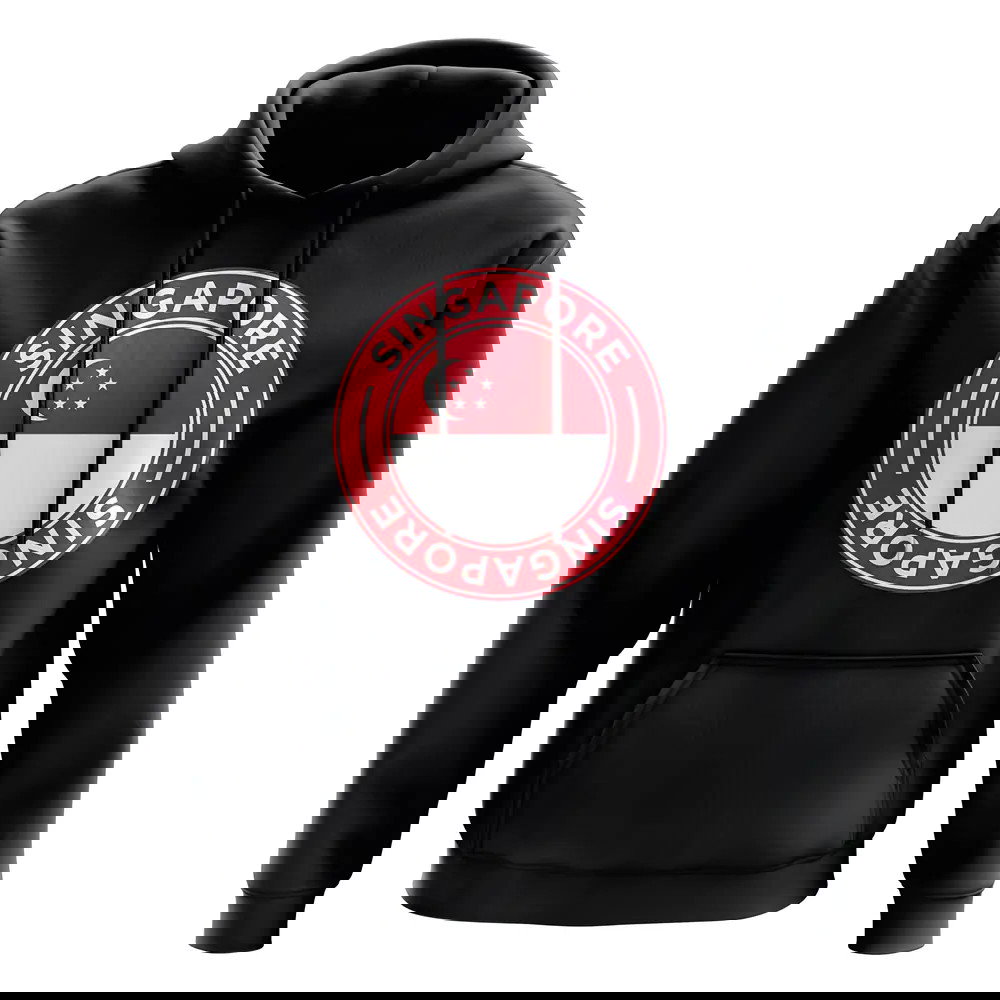 Singapore Football Badge Hoodie (Black)