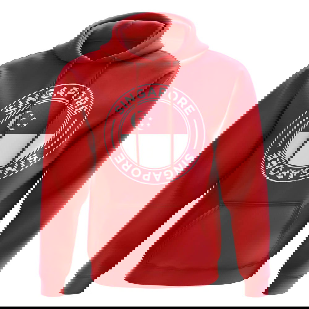 Singapore Football Badge Hoodie (Red)