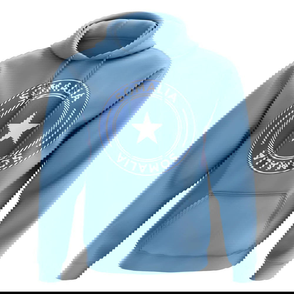 Somalia Football Badge Hoodie (Sky)