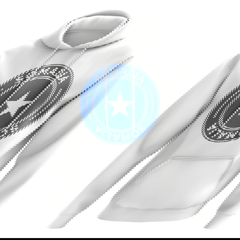 Somalia Football Badge Hoodie (White)