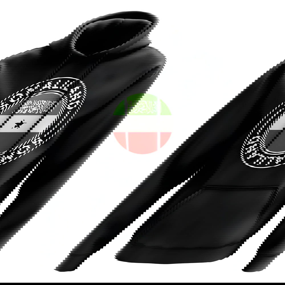 Somaliland Football Badge Hoodie (Black)