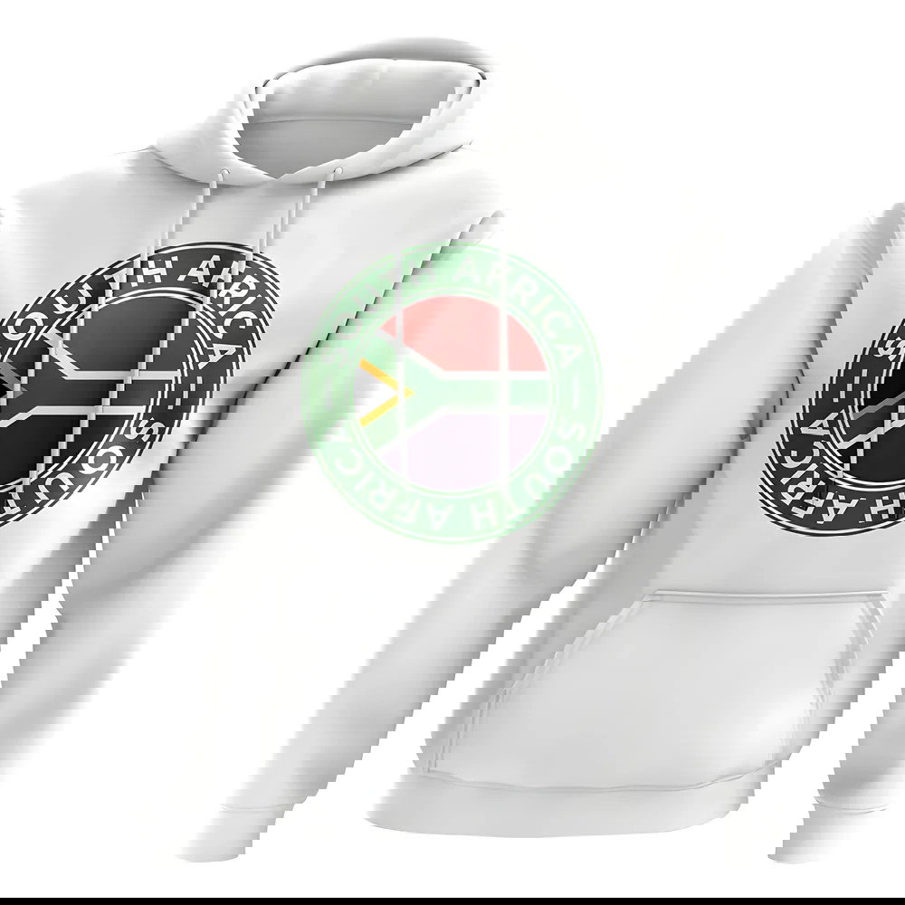 South Africa Football Badge Hoodie (White)