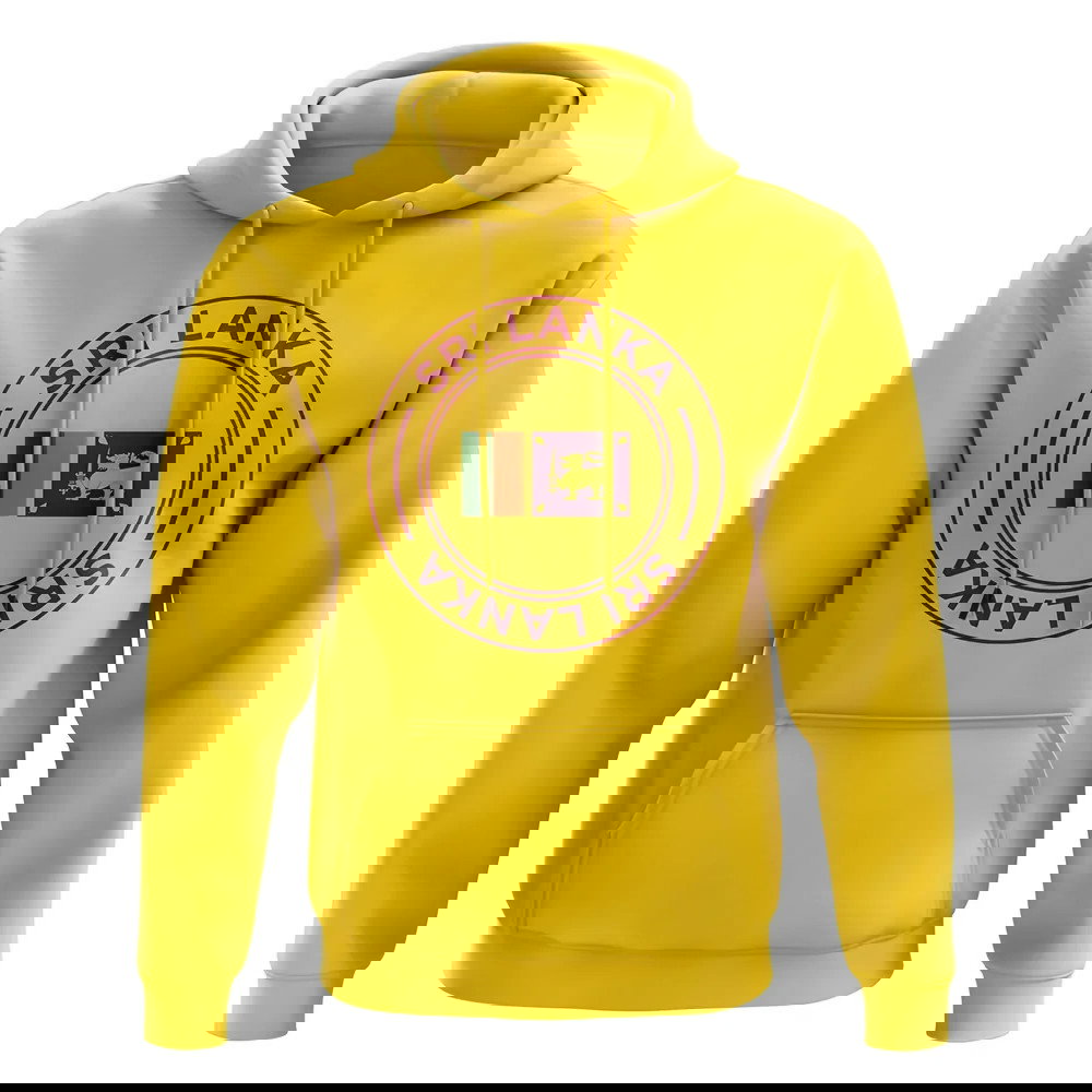 Sri Lanka Football Badge Hoodie (Yellow)