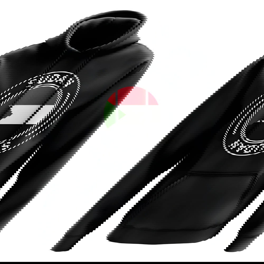 Sudan Football Badge Hoodie (Black)