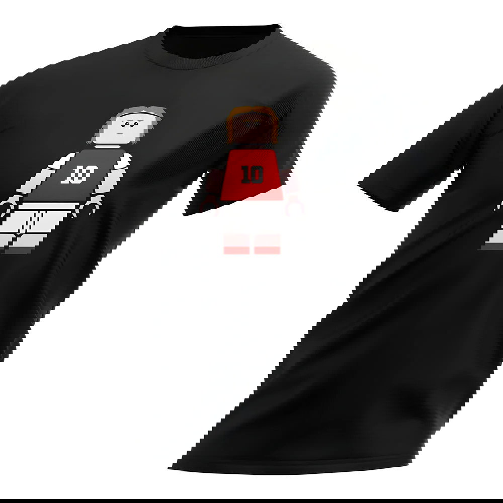 Luka Modric Croatia Brick Footballer T-Shirt (Black)