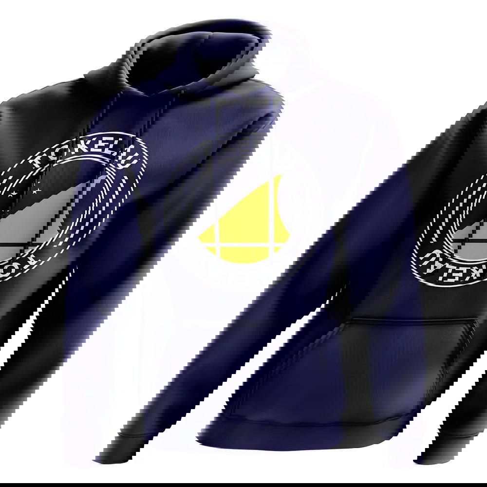 Tokelau Football Badge Hoodie (Navy)