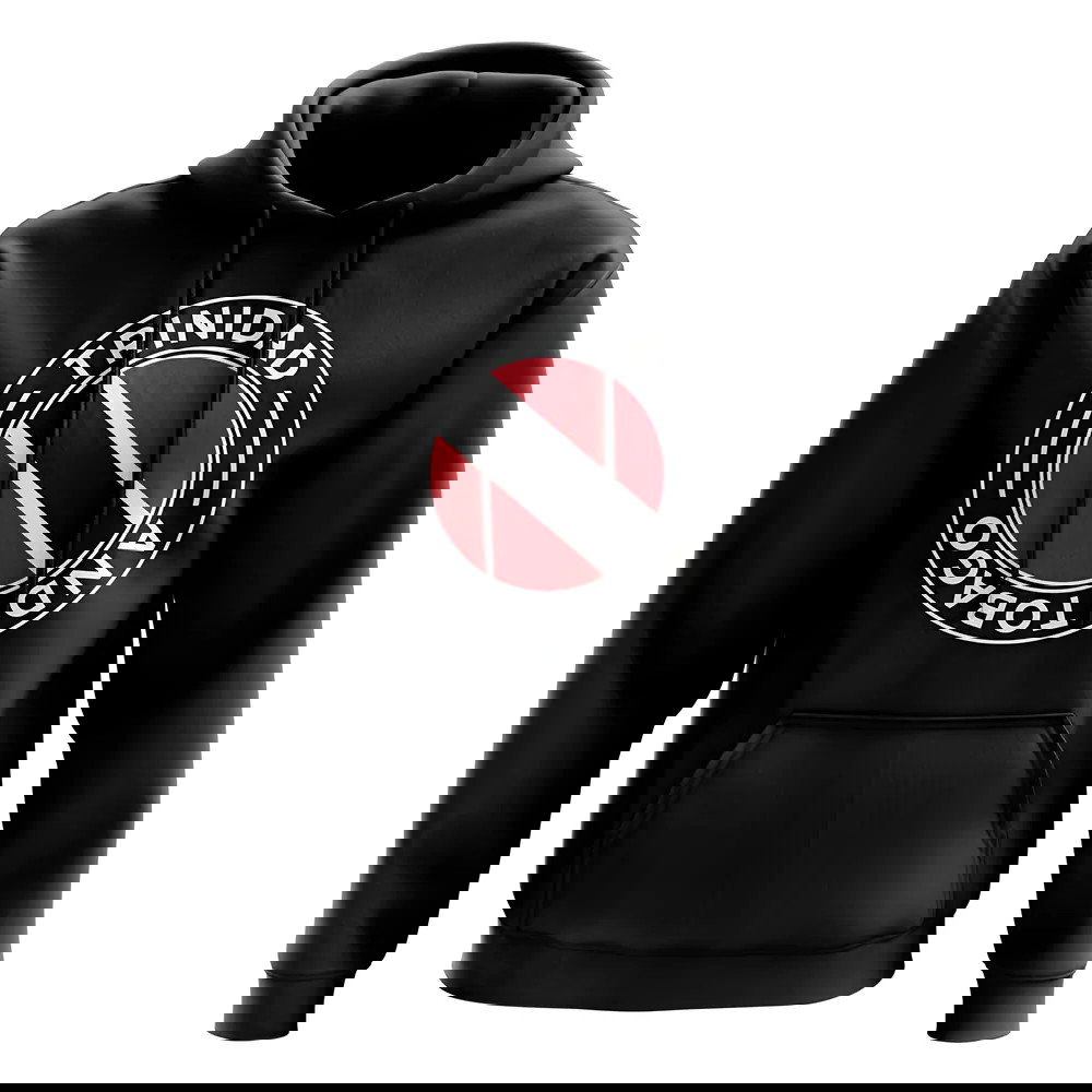 Trinidad and Tobago Football Badge Hoodie (Black)