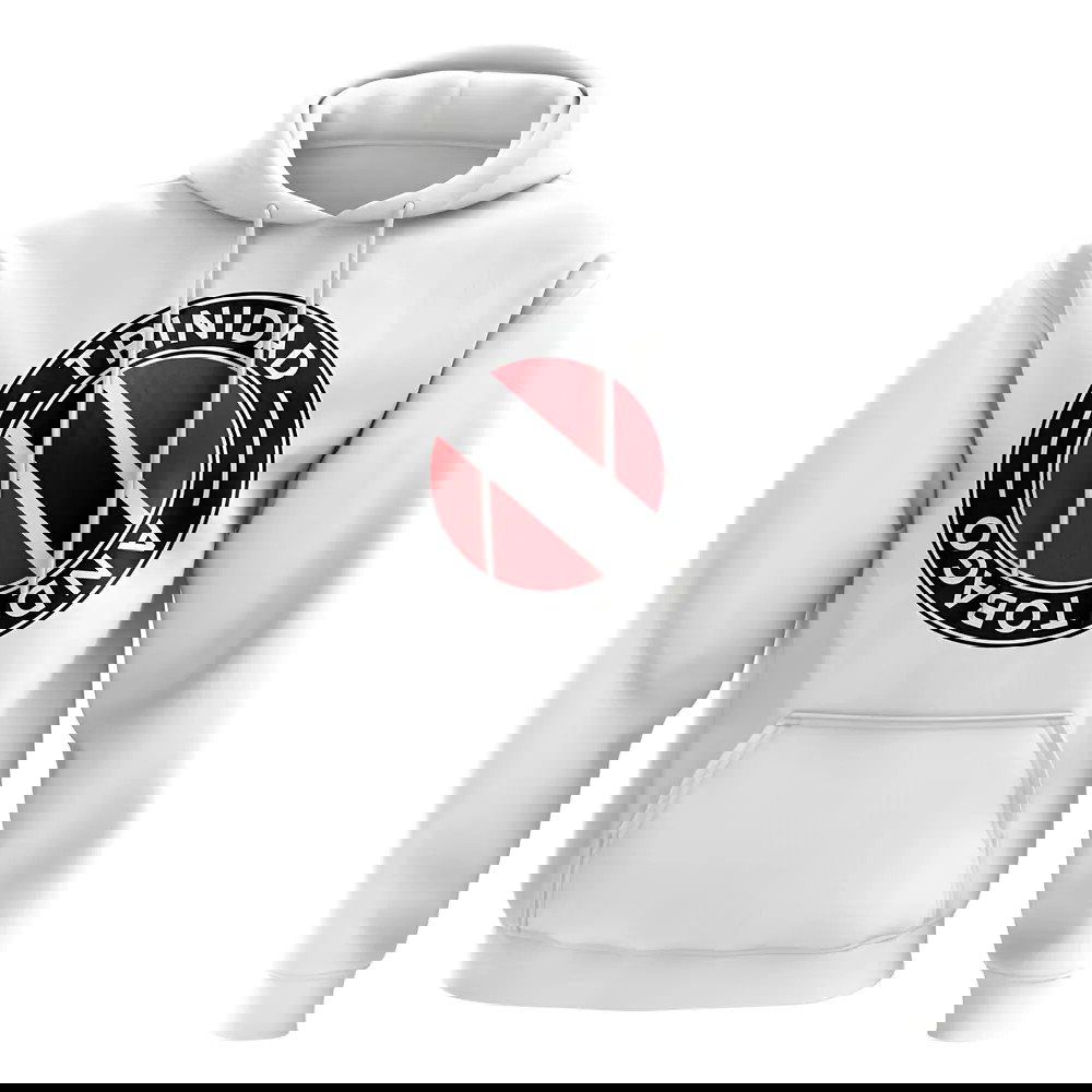 Trinidad and Tobago Football Badge Hoodie (White)