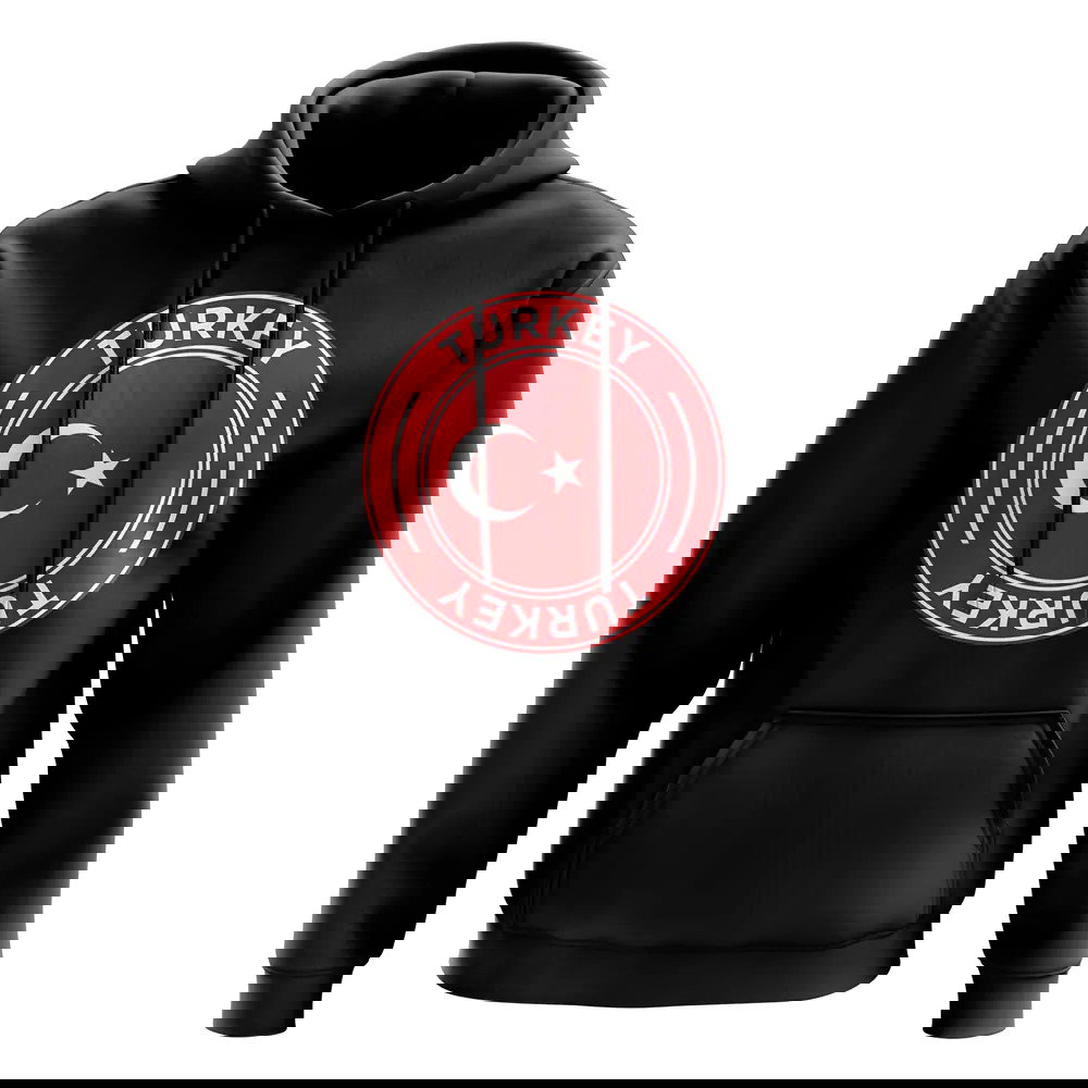 Turkey Football Badge Hoodie (Black)