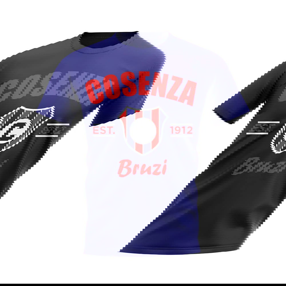 Cosenza Established Football T-Shirt (Navy)