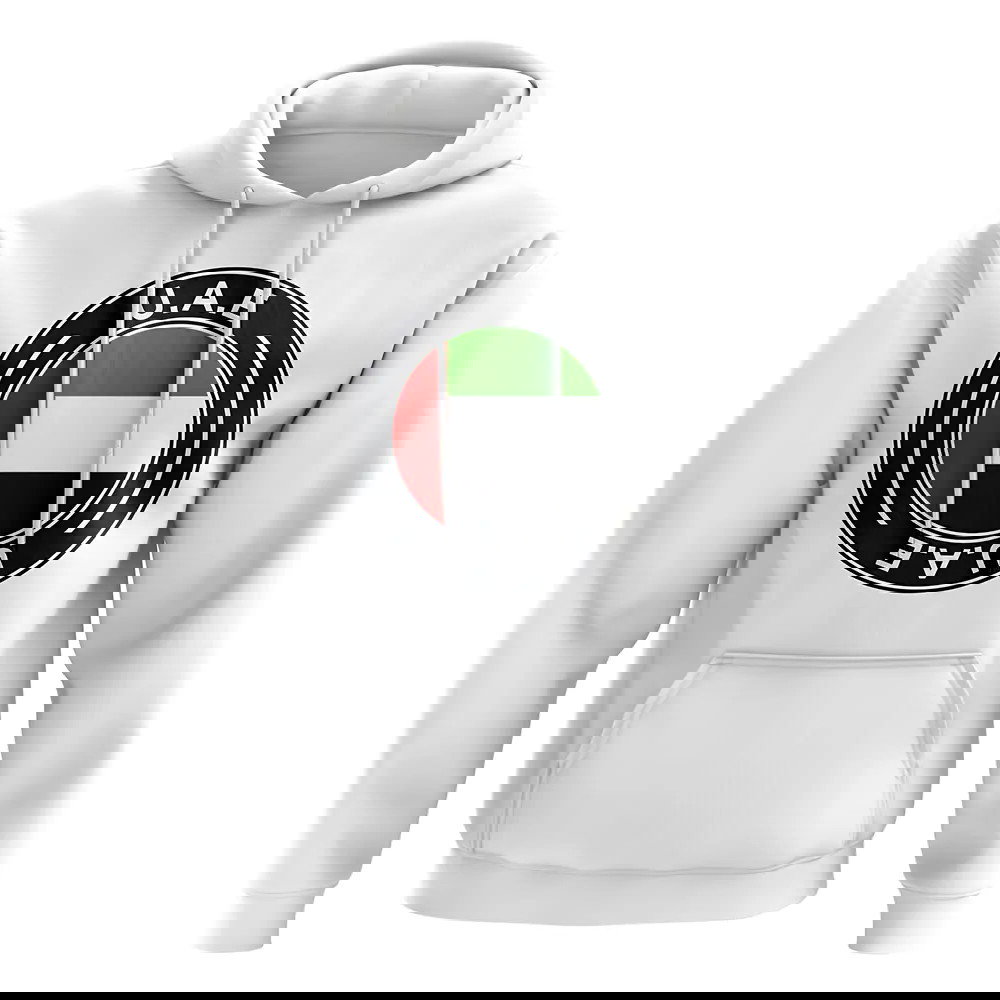 UAE Football Badge Hoodie (White)