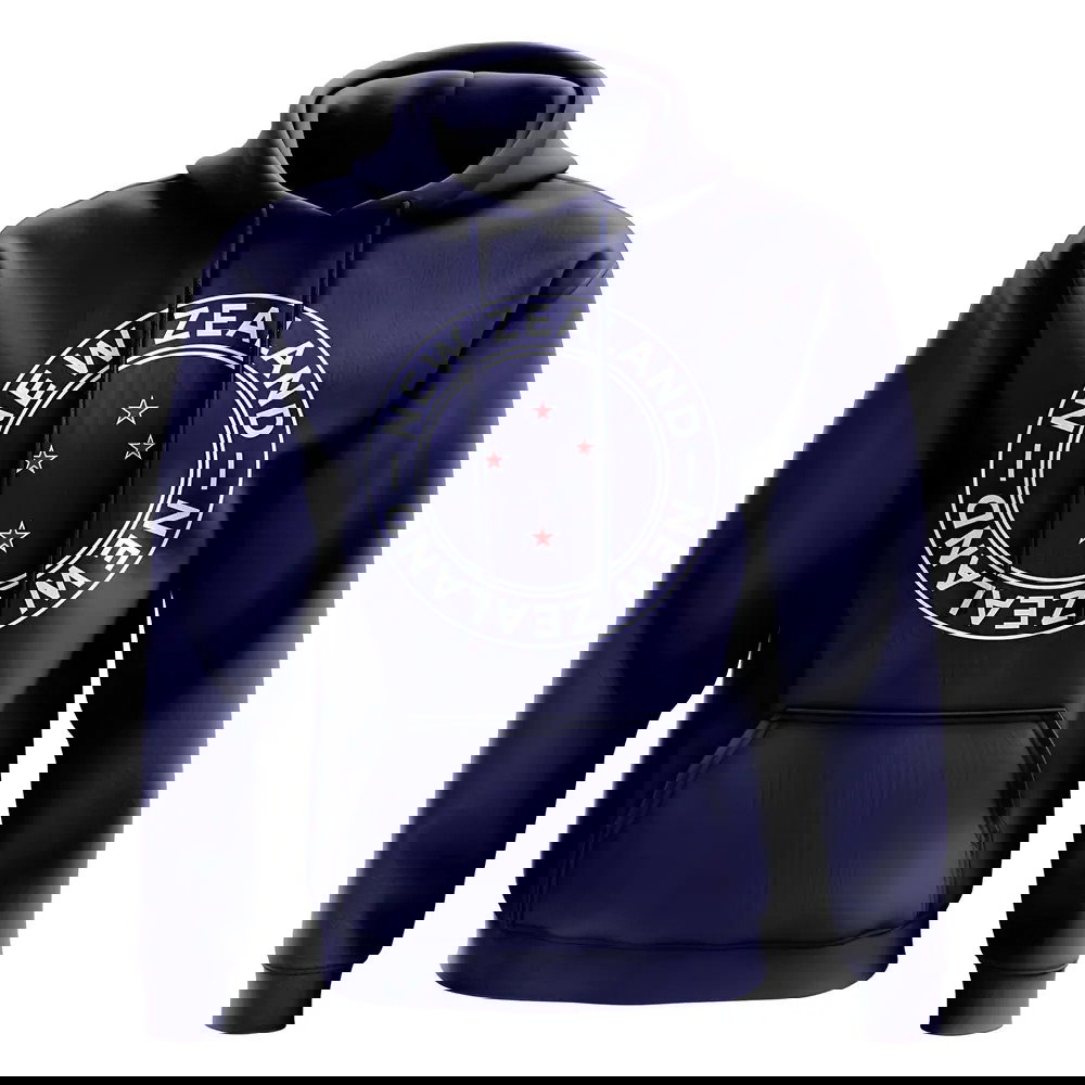 New Zealand Football Badge Hoodie (Navy)