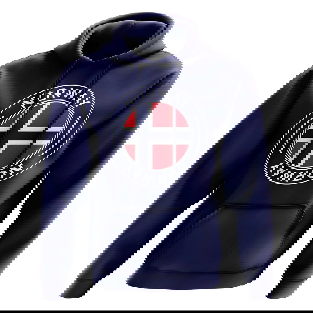 Norway Football Badge Hoodie (Navy)