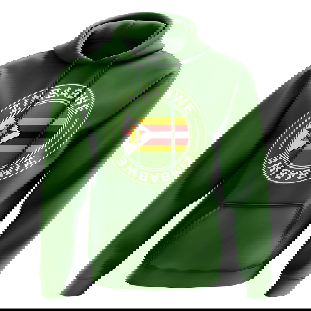 Zimbabwe Football Badge Hoodie (Green)