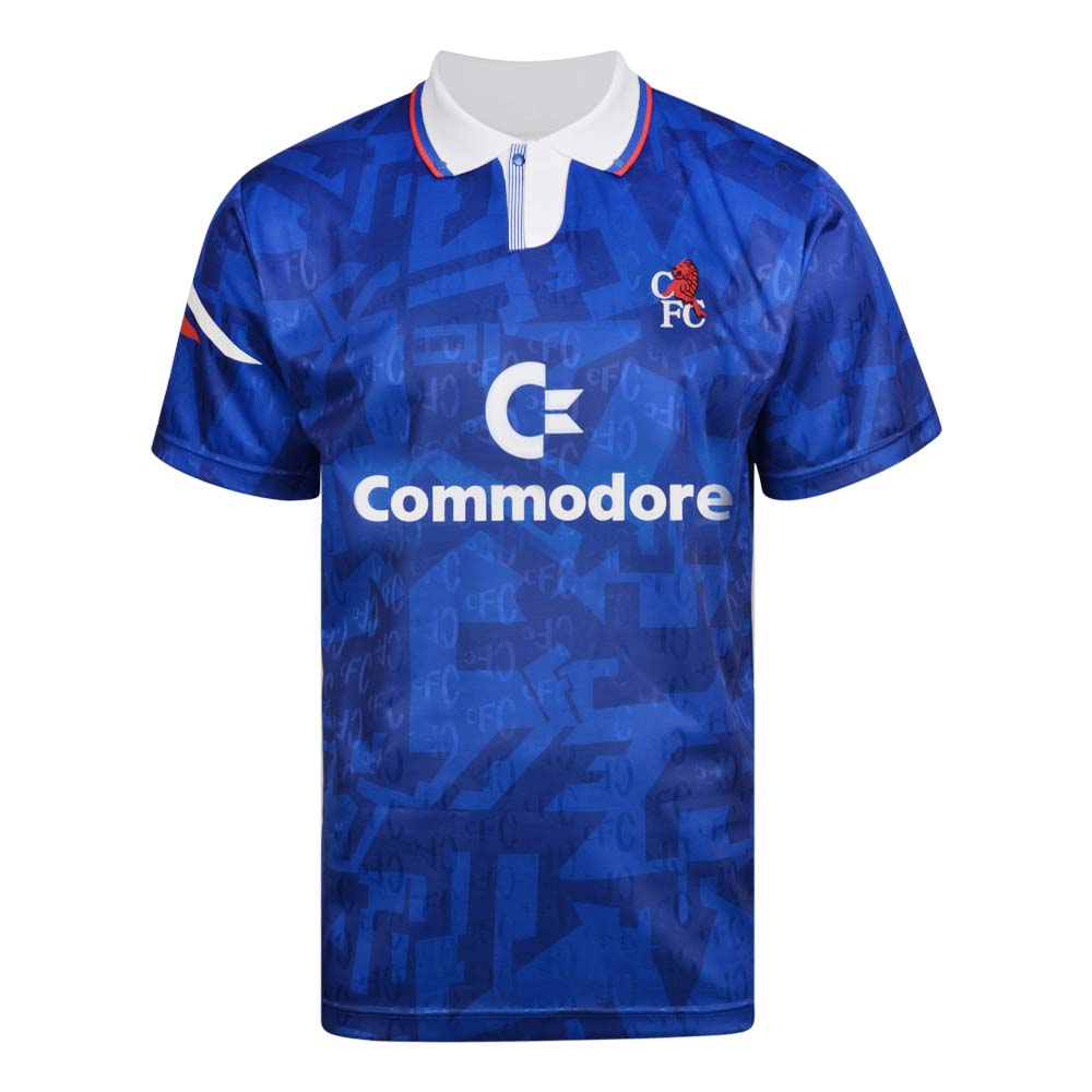 Score Draw Chelsea 1992 Retro Football Shirt (DROGBA 11)
