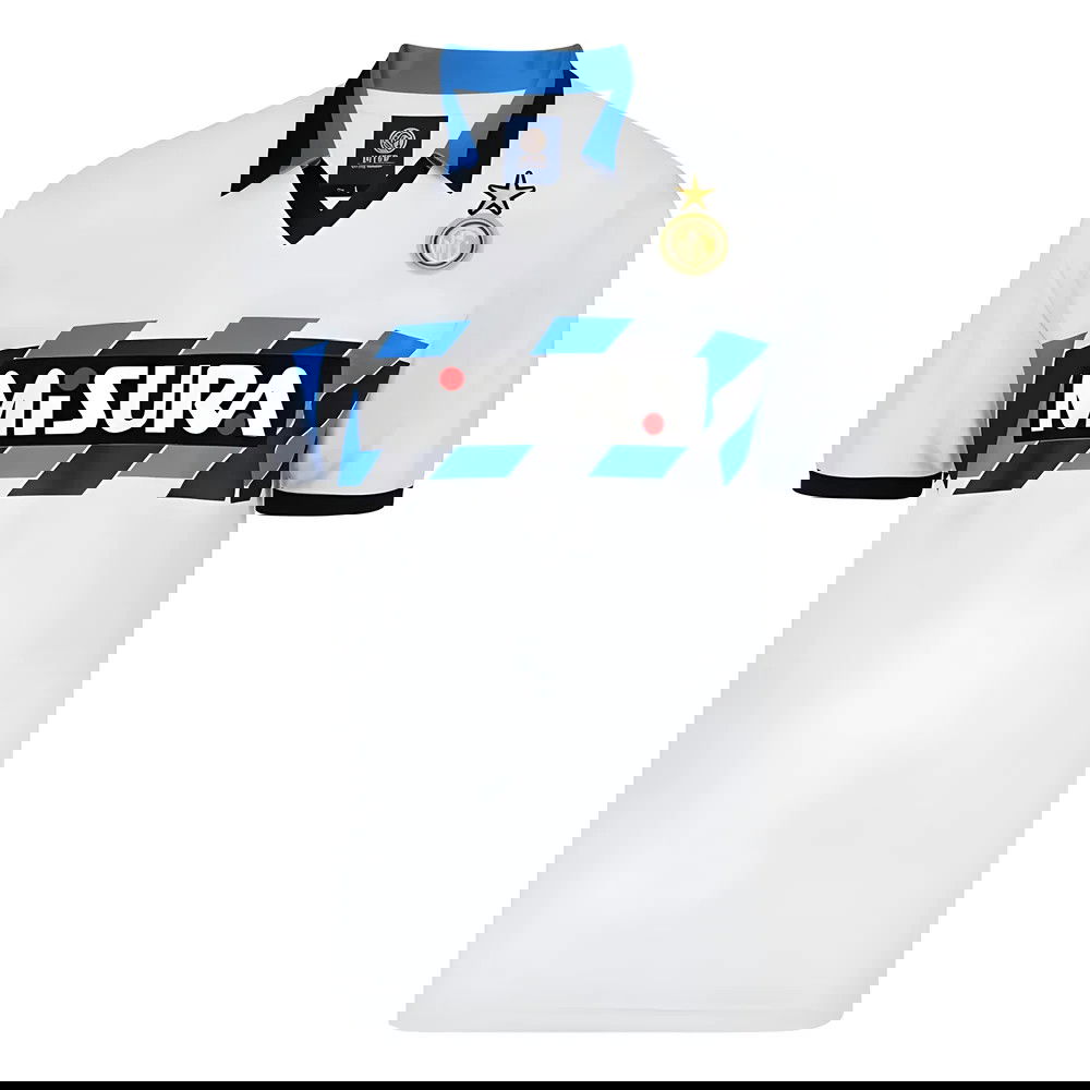 Score Draw Internazionale 1990 Away Retro Football Shirt