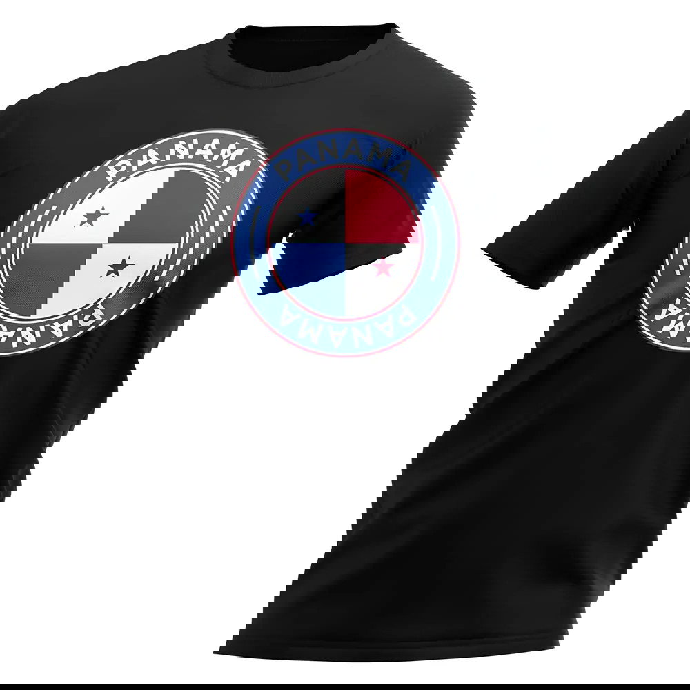 Panama Football Badge T-Shirt (Black)