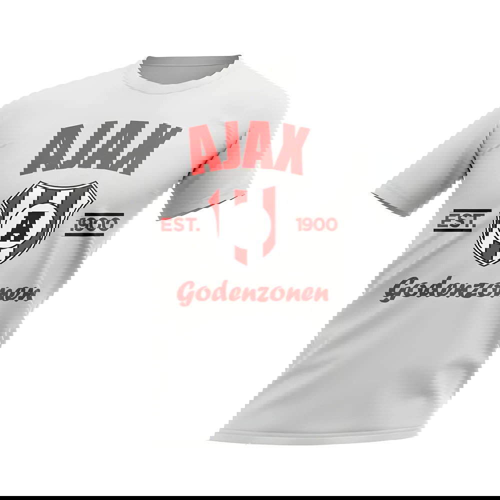 Ajax Established Football T-Shirt (White)