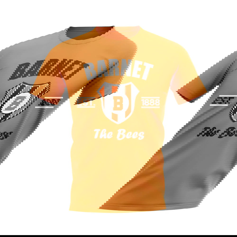 Barnet Established Football T-Shirt (Orange)