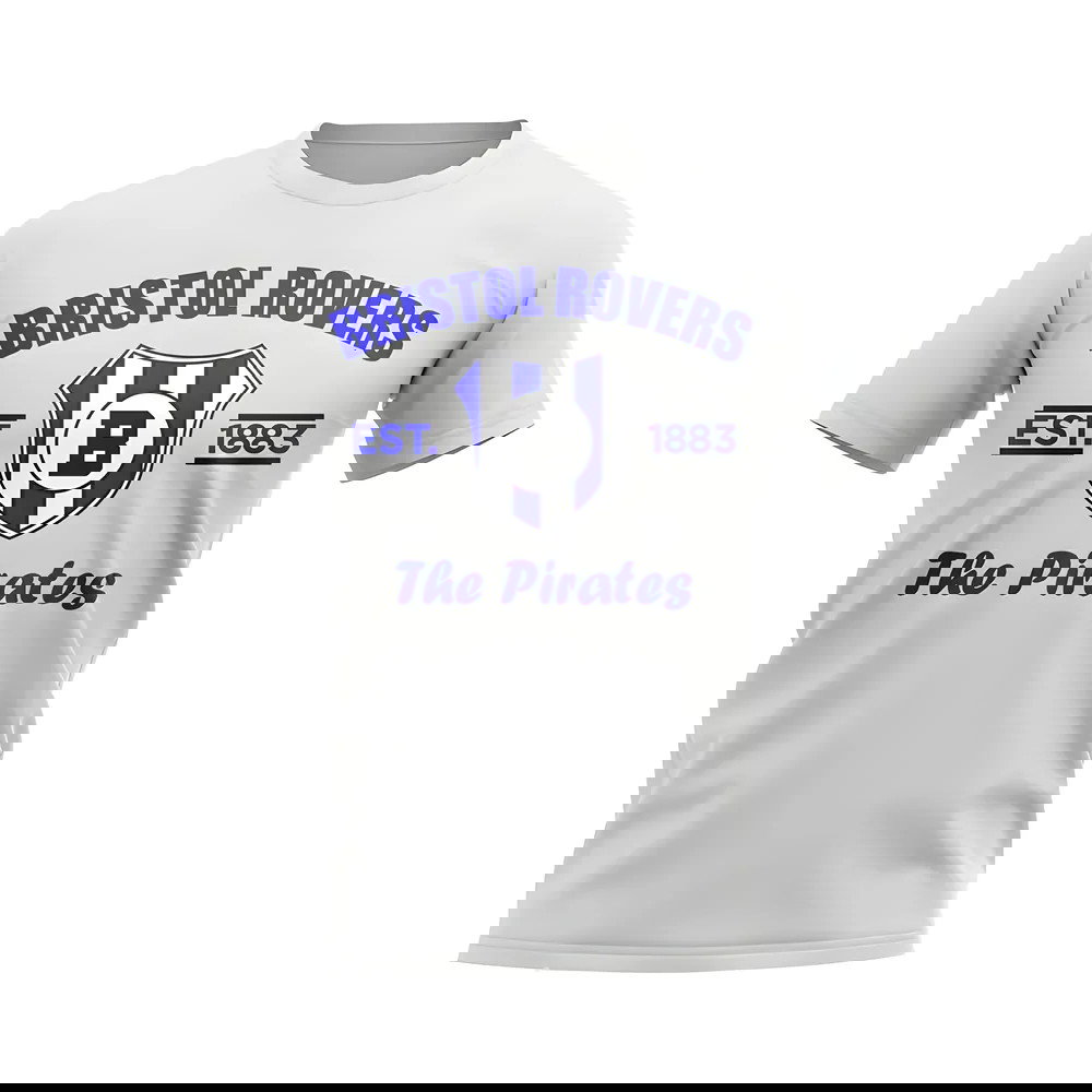 Bristol Rovers Established Football T-Shirt (White)
