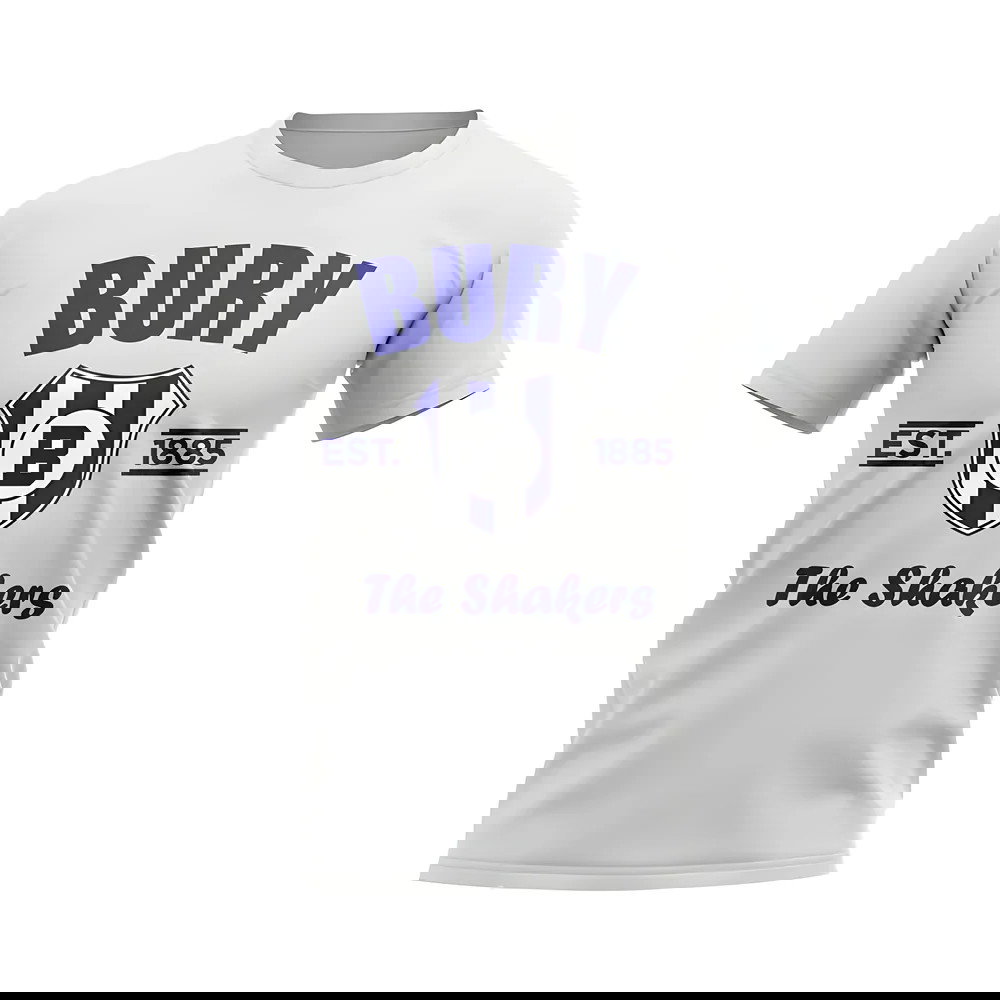 Bury Established Football T-Shirt (White)