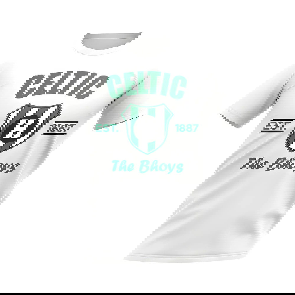 Celtic Established Football T-Shirt (White)