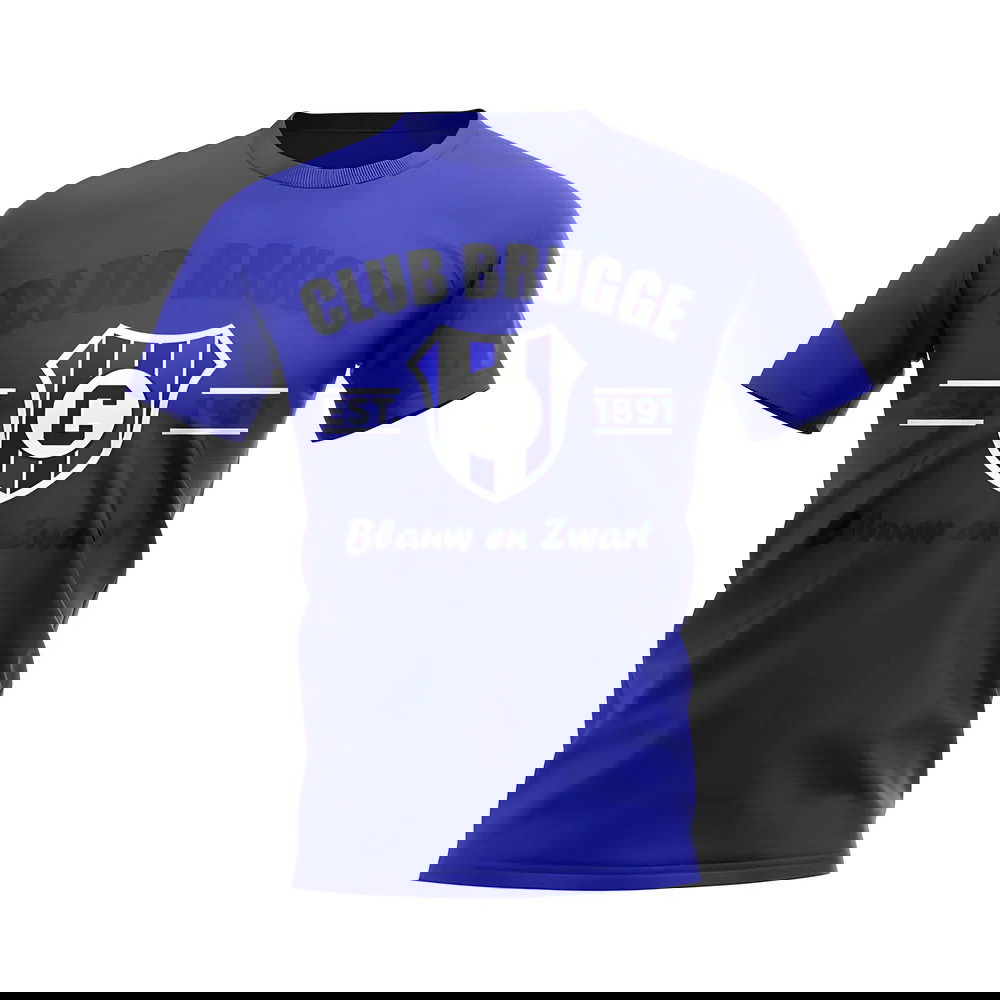 Club Brugge Established Football T-Shirt (Blue)