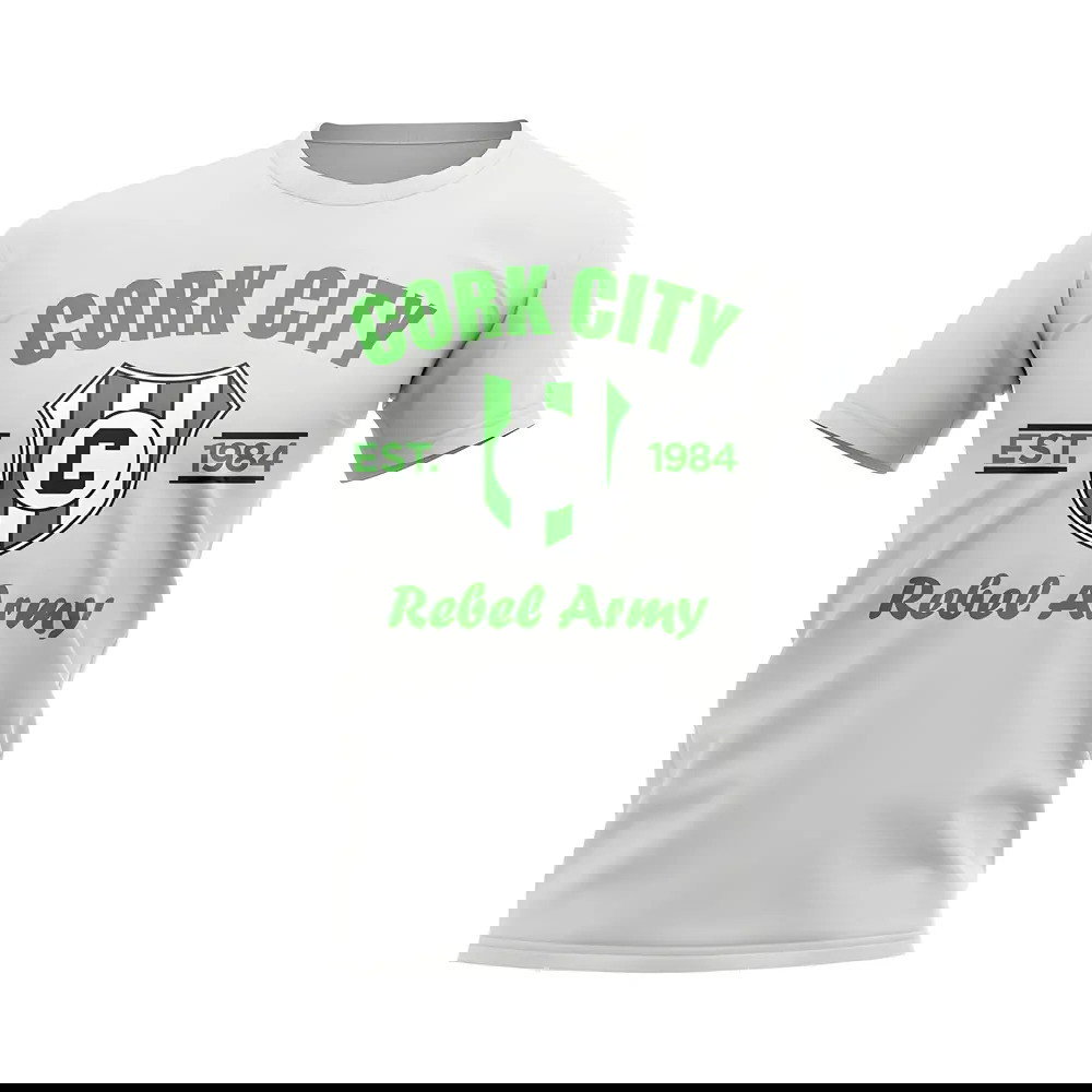 Cork City Established Football T-Shirt (White)