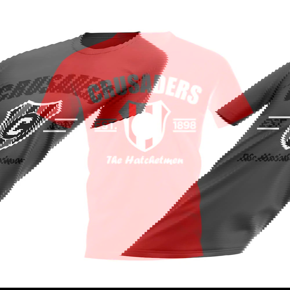 Crusaders Established Football T-Shirt (Red)