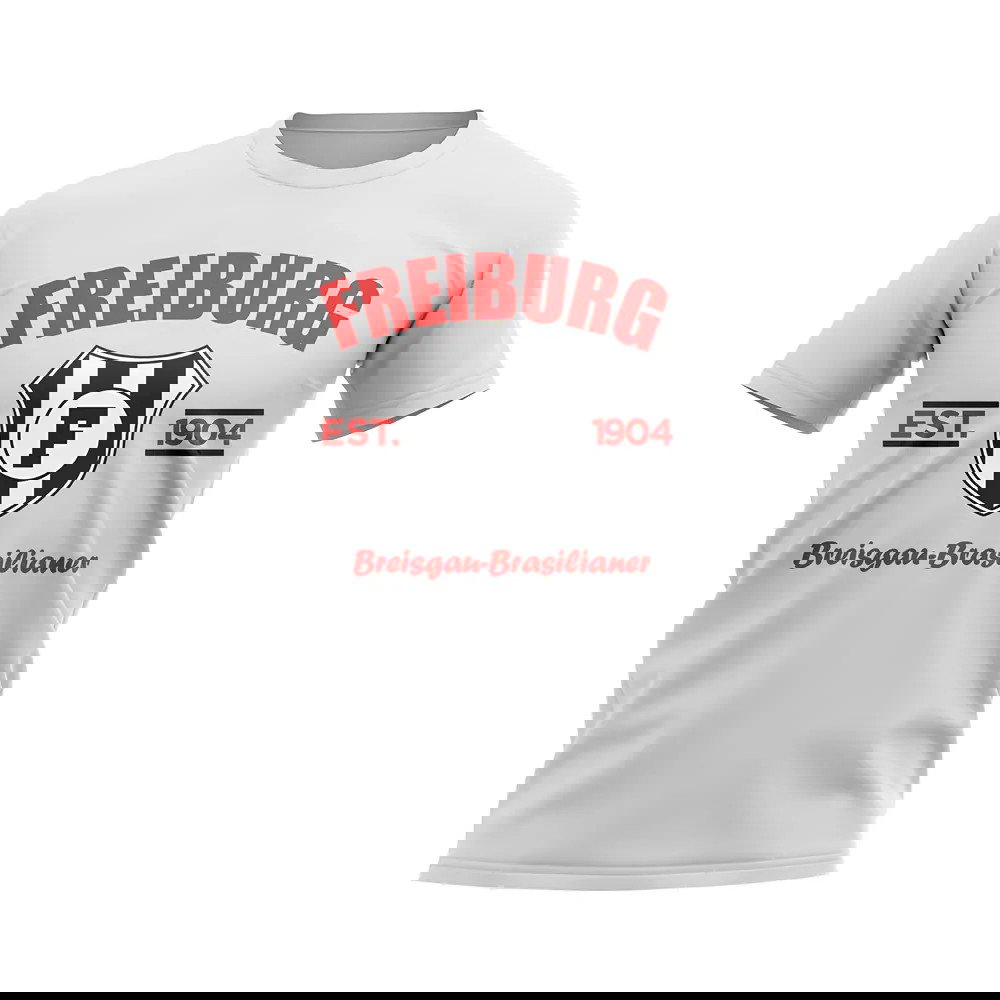 Freiburg Established Football T-Shirt (White)