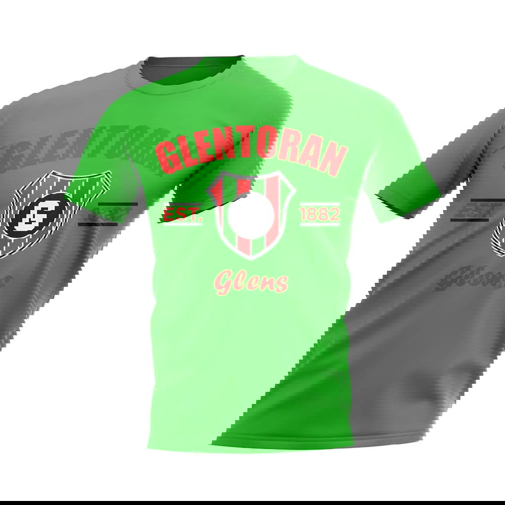 Glentoran Established Football T-Shirt (Green)