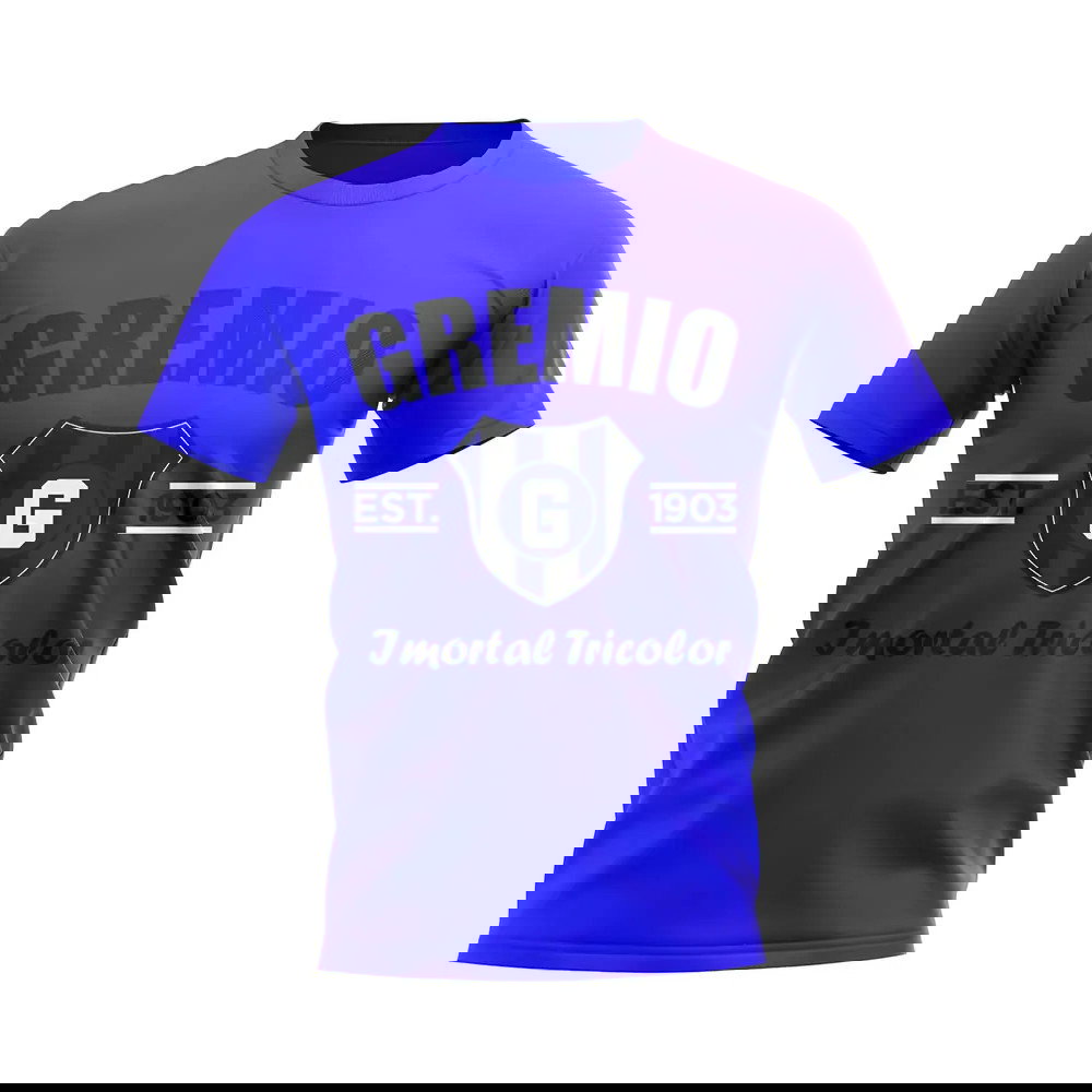 Gremio Established Football T-Shirt (Blue)