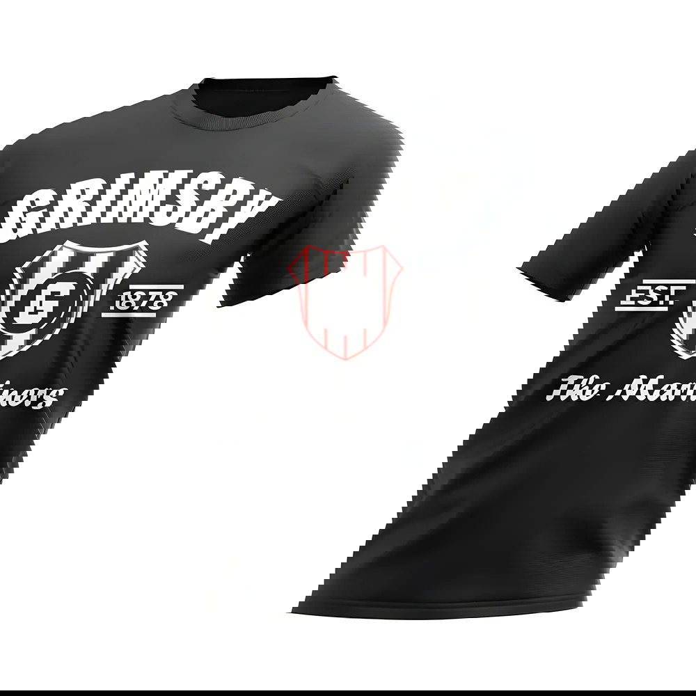 Grimsby Established Football T-Shirt (Black)