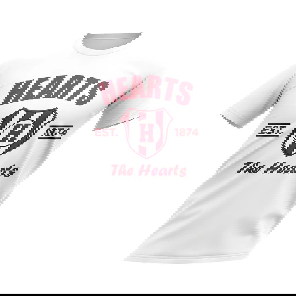 Hearts Established Football T-Shirt (White)