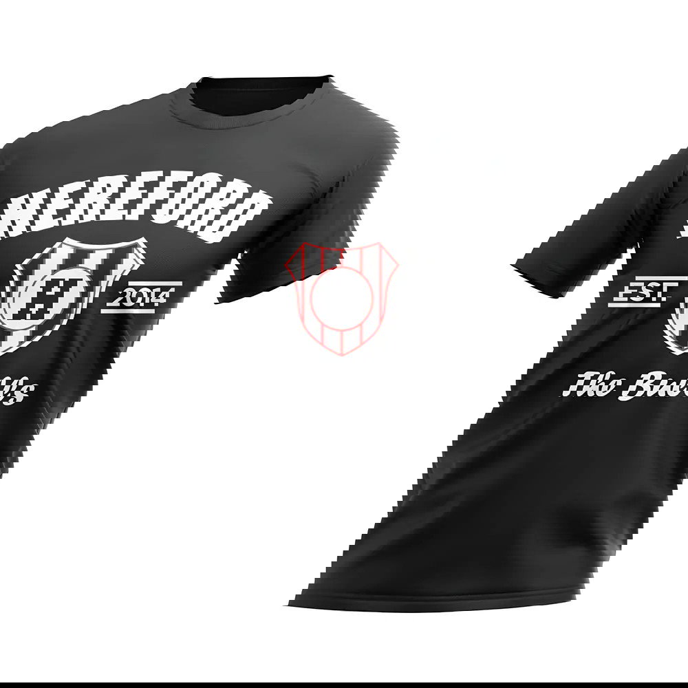 Hereford Established Football T-Shirt (Black)