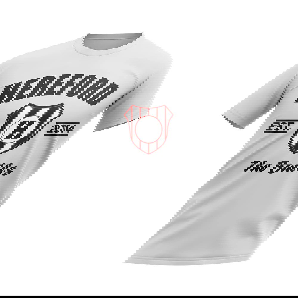 Hereford Established Football T-Shirt (White)