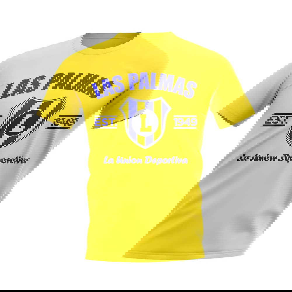Las Palmas Established Football T-Shirt (Yellow)