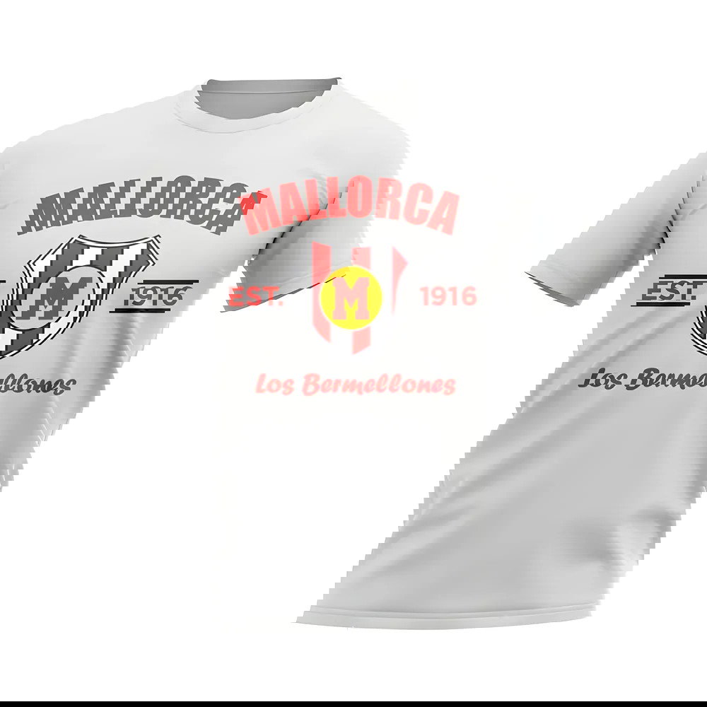 Mallorca Established Football T-Shirt (White)
