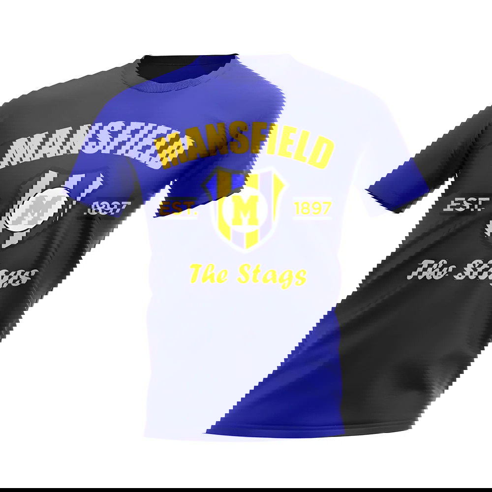 Mansfield Established Football T-Shirt (Blue)
