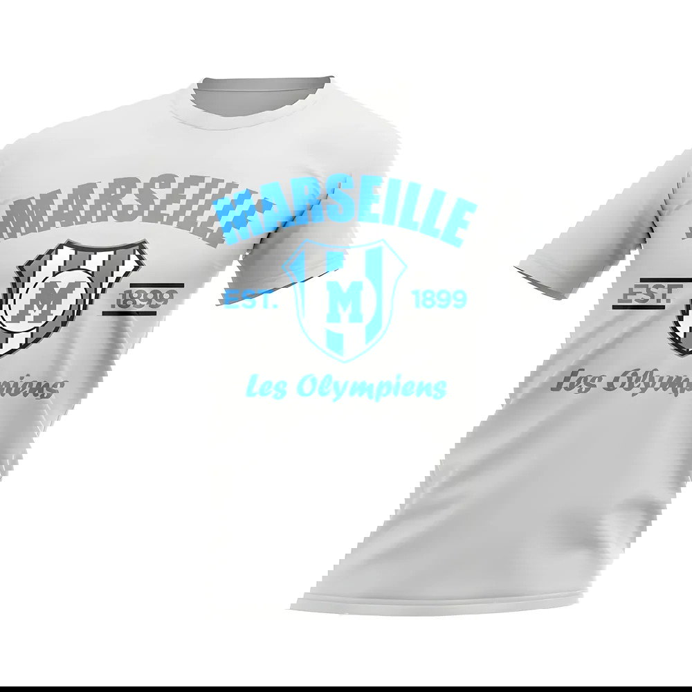 Marseille Established Football T-Shirt (White)