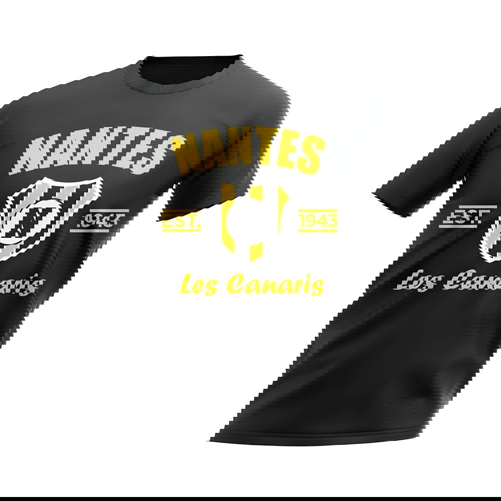 Nantes Established Football T-Shirt (Black)