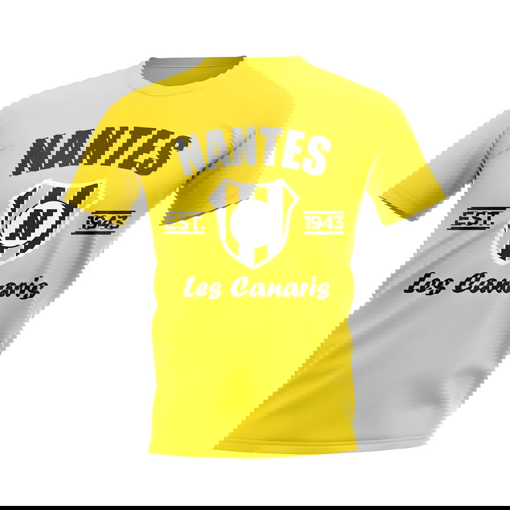 Nantes Established Football T-Shirt (Yellow)