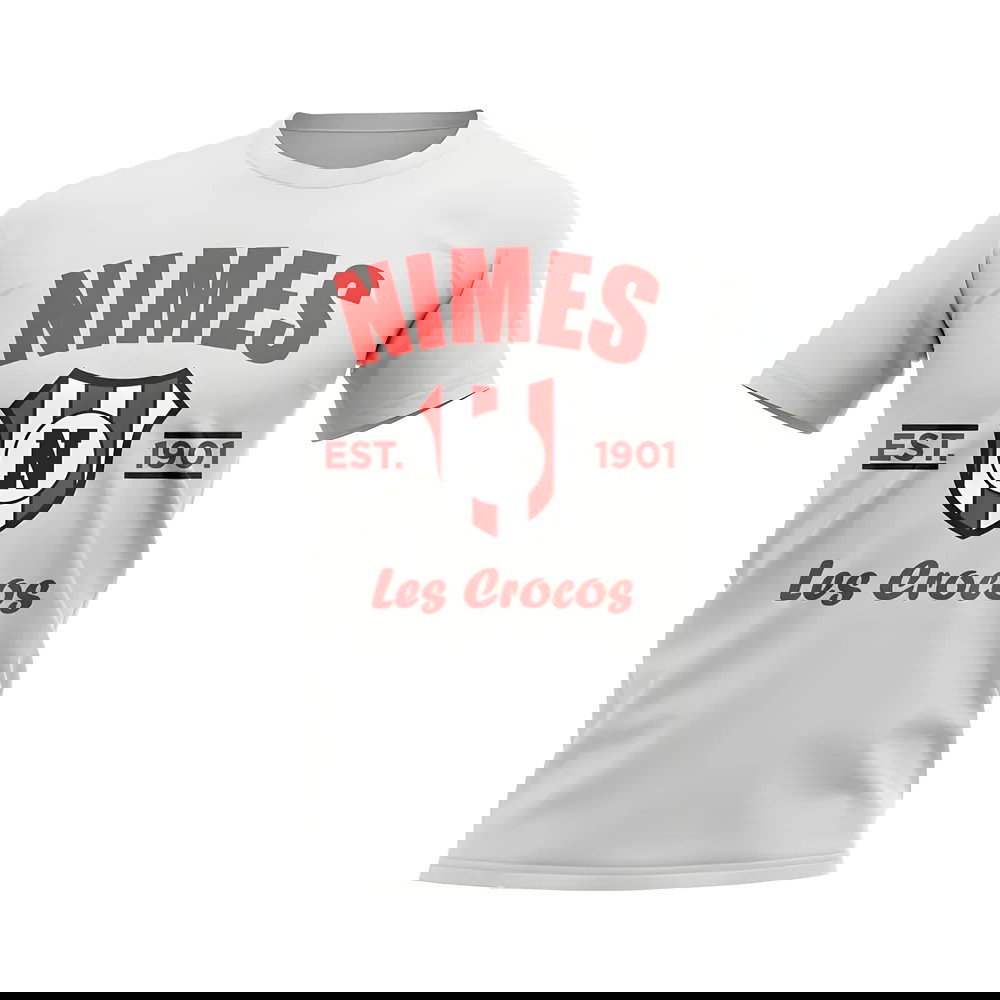 Nimes Established Football T-Shirt (White)