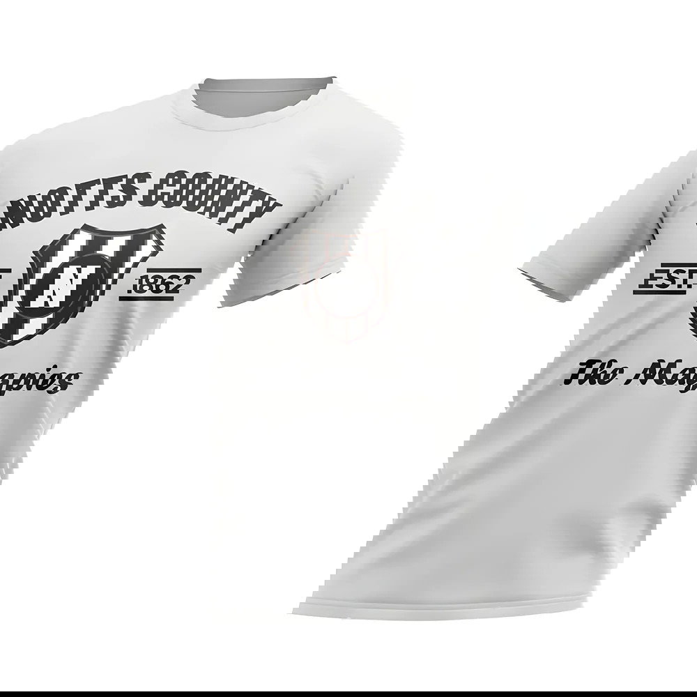 Notts County Established Football T-Shirt (White)